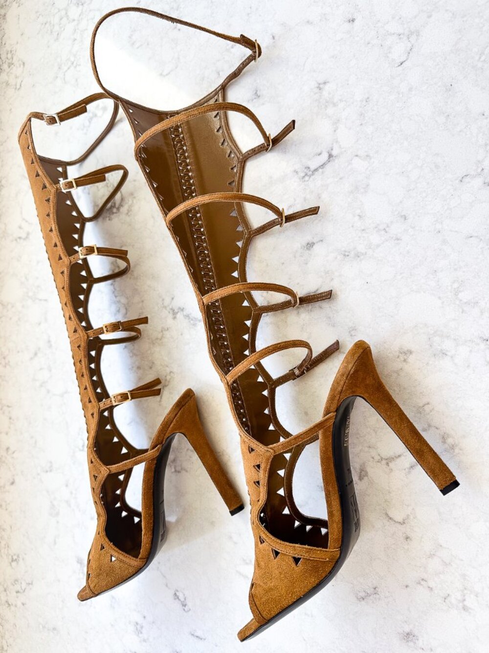 ** Tamara Mellon Stiletto Gladiator Boot ** Never Worn ** NWOT ** - Picture 3 of 8